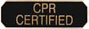 CPR Certified