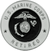 USMC Retired Pin (30 Years)