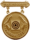 Division Pistol Competition Badge (Gold)