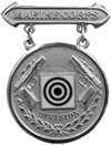 Division Pistol Competition Badge (Silver)
