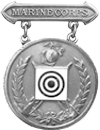Marine Corps Rifle Competition Badge (Silver)