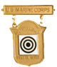 Distinguished Pistol Shot Badge (Gold)