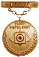 Fleet Pistol Shot Excellence in Competition Badge (Bronze)
