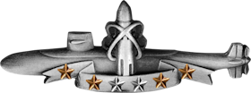 SSBN Deterrent Patrol Badge - 15 Patrols