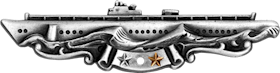 Submarine Combat Patrol Badge - 6 Patrols